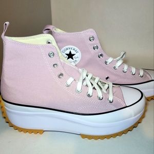 Converse Run Star Hike Platfrom Pink Sneakers Brand New In Box Size 10.5 Women's